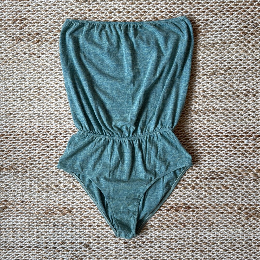 Green Strapless Bodysuit